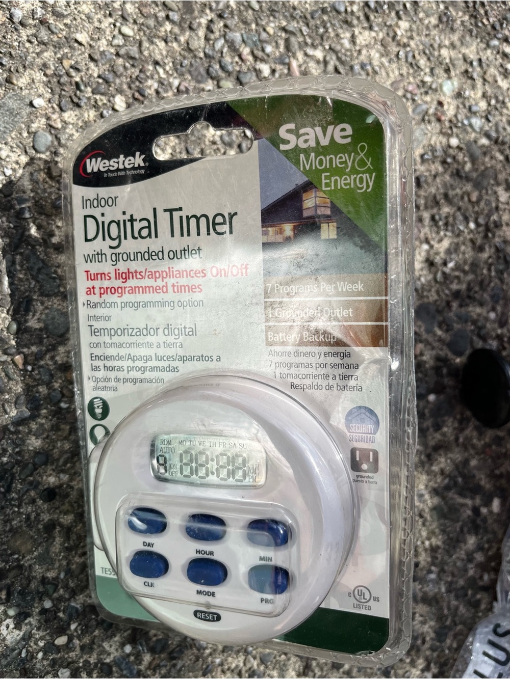 Westek Indoor Digital Timer - White
